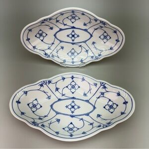Pair of Vintage Winterling Bavaria Serving Dishes